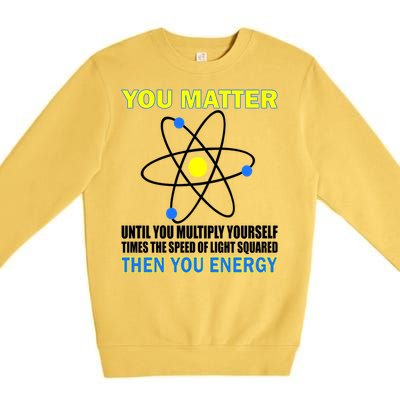 You Matter Then You Energy Premium Crewneck Sweatshirt