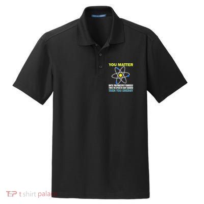 You Matter Then You Energy Dry Zone Grid Polo