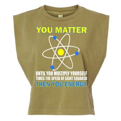 You Matter Then You Energy Garment-Dyed Women's Muscle Tee