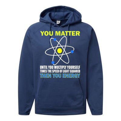 You Matter Then You Energy Performance Fleece Hoodie