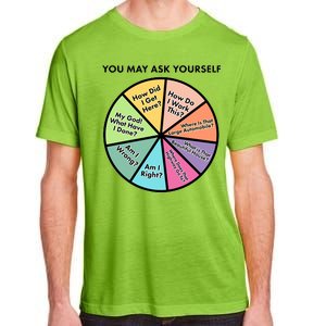 You May Ask Yourself Pie Chart Adult ChromaSoft Performance T-Shirt