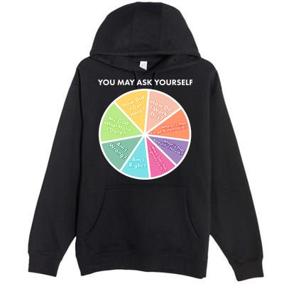 You May Ask Yourself Pie Chart Premium Pullover Hoodie