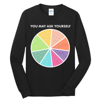 You May Ask Yourself Pie Chart Tall Long Sleeve T-Shirt