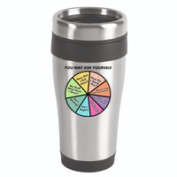 You May Ask Yourself Pie Chart 16oz Travel Tumbler