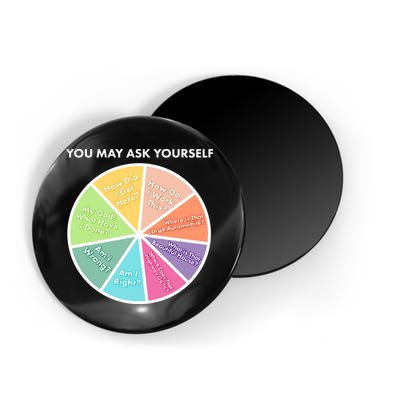You May Ask Yourself Pie Chart Magnet