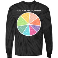 You May Ask Yourself Pie Chart Tie-Dye Long Sleeve Shirt