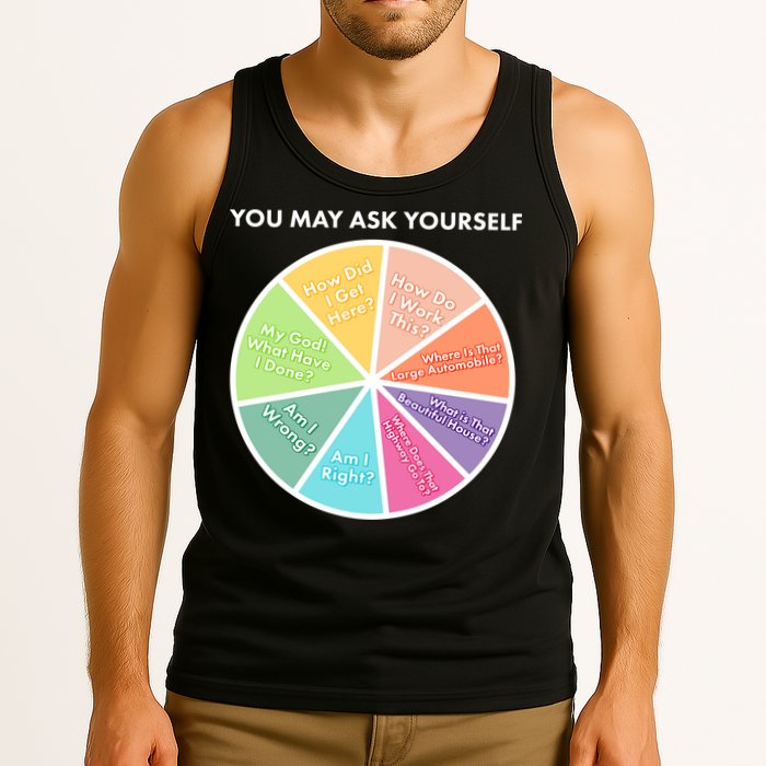You May Ask Yourself Pie Chart Tank Top