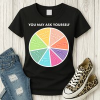 You May Ask Yourself Pie Chart Womens T-Shirt
