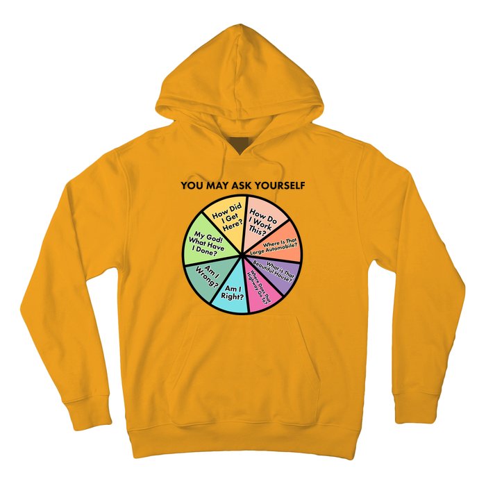 You May Ask Yourself Pie Chart Hoodie