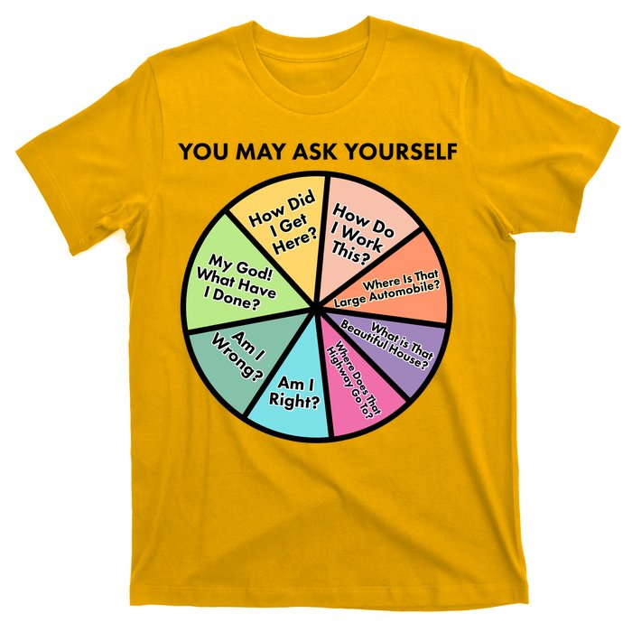 You May Ask Yourself Pie Chart T-Shirt