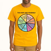 You May Ask Yourself Pie Chart Tall T-Shirt