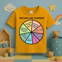 You May Ask Yourself Pie Chart Toddler T-Shirt