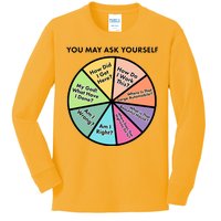 You May Ask Yourself Pie Chart Kids Long Sleeve Shirt