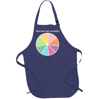 You May Ask Yourself Pie Chart Full-Length Apron With Pockets