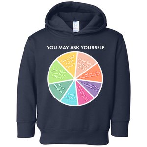 You May Ask Yourself Pie Chart Toddler Hoodie