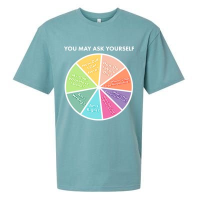 You May Ask Yourself Pie Chart Sueded Cloud Jersey T-Shirt