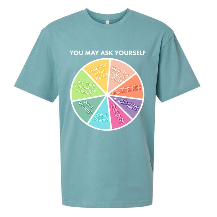 You May Ask Yourself Pie Chart Sueded Cloud Jersey T-Shirt