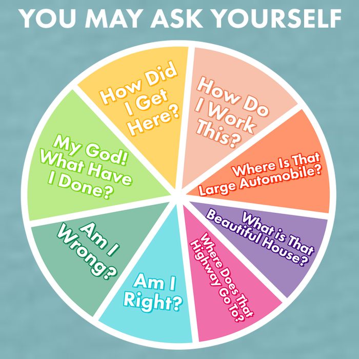 You May Ask Yourself Pie Chart Sueded Cloud Jersey T-Shirt