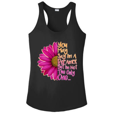 You May Say I'm a Dreamer But I'm Not The Only One Ladies PosiCharge Competitor Racerback Tank