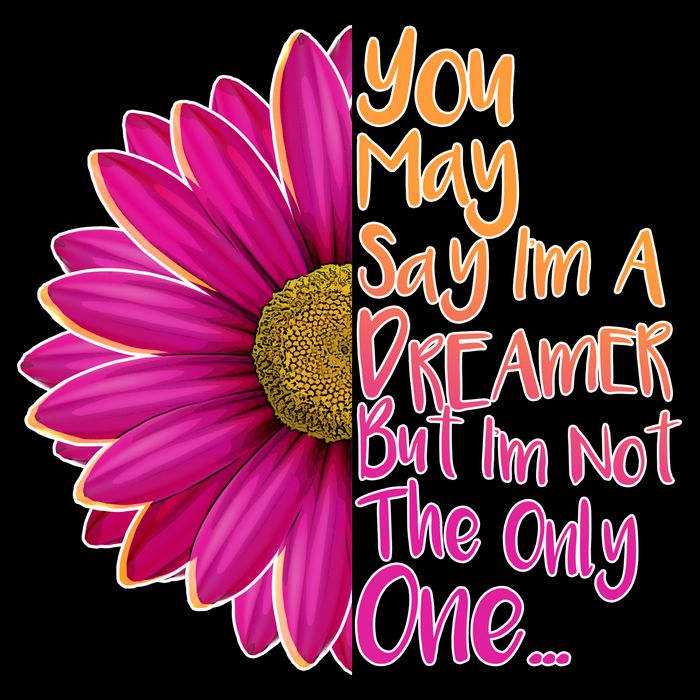 You May Say I'm a Dreamer But I'm Not The Only One Wool Snapback Cap