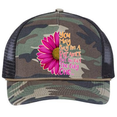 You May Say I'm a Dreamer But I'm Not The Only One Retro Rope Trucker Hat Cap