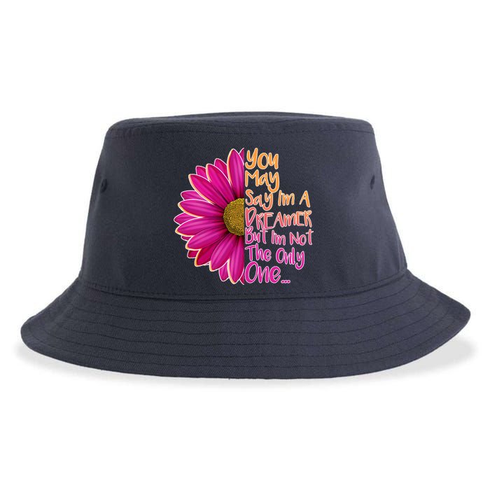 You May Say I'm a Dreamer But I'm Not The Only One Sustainable Bucket Hat