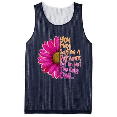 You May Say I'm a Dreamer But I'm Not The Only One Mesh Reversible Basketball Jersey Tank