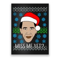 You Miss Me Yet Obama Ugly Christmas Poster