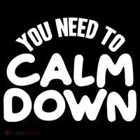 You Need To Calm Down Drawstring Bag