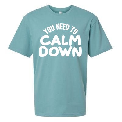 You Need To Calm Down Sueded Cloud Jersey T-Shirt