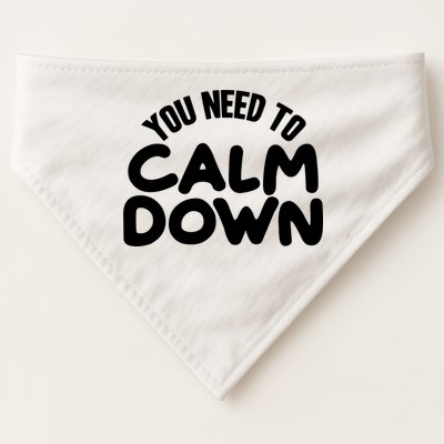 You Need To Calm Down USA-Made Doggie Bandana