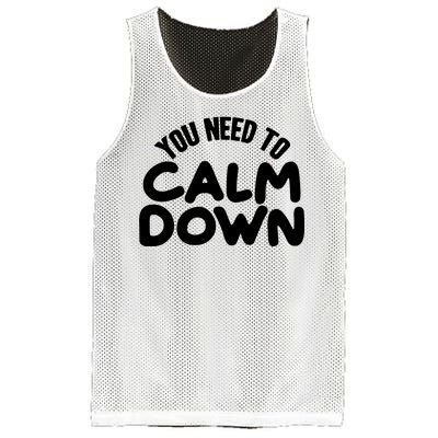 You Need To Calm Down Mesh Reversible Basketball Jersey Tank