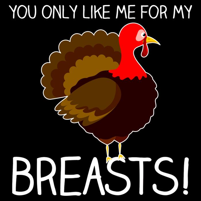 You Only Like Me For My Breasts Thanksgiving Turkey Toddler T-Shirt