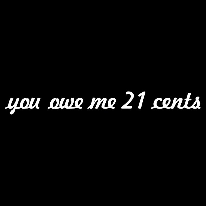 You Owe Me 21 Cents Scrip Text Doggie Tank