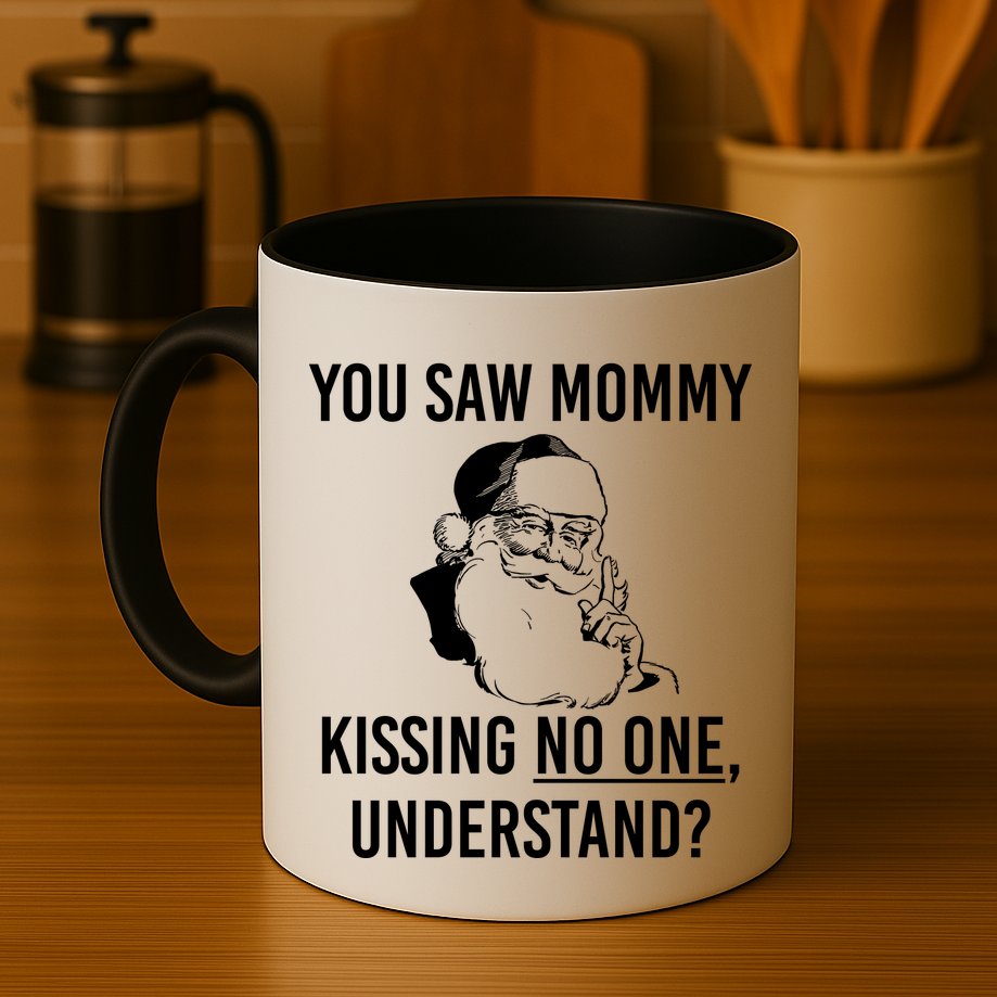 You Saw Mommy Kissing No One Understand Mug