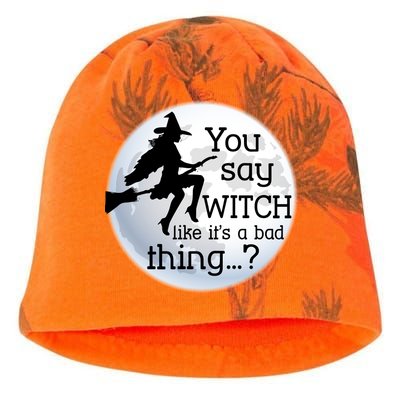 You Say Witch Like It's A Bad Thing Kati - Camo Knit Beanie