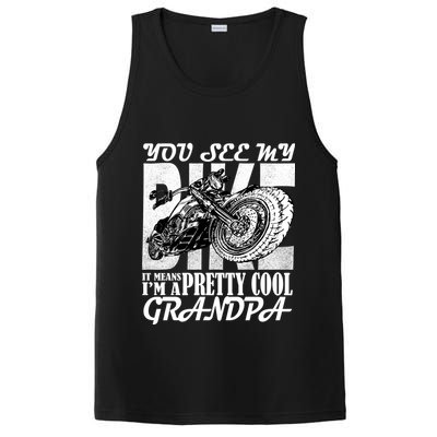 You See My Bike It Means I'm A Pretty Cool Grandpa PosiCharge Competitor Tank
