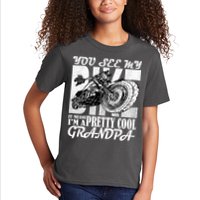 You See My Bike It Means I'm A Pretty Cool Grandpa Kids T-Shirt