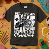 You See My Bike It Means I'm A Pretty Cool Grandpa Kids T-Shirt