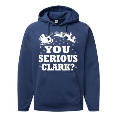 You Serious Clark? Performance Fleece Hoodie