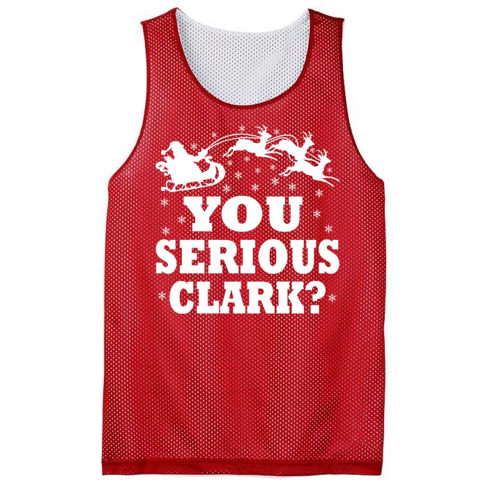 You Serious Clark? Mesh Reversible Basketball Jersey Tank