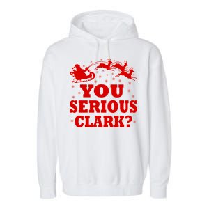 You Serious Clark? Garment-Dyed Fleece Hoodie