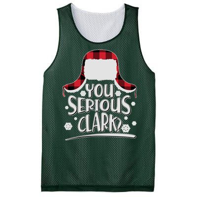 You Serious Clark? Christmas Winter Mesh Reversible Basketball Jersey Tank