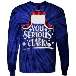 You Serious Clark? Christmas Winter Tie-Dye Long Sleeve Shirt