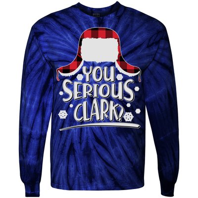 You Serious Clark? Christmas Winter Tie-Dye Long Sleeve Shirt