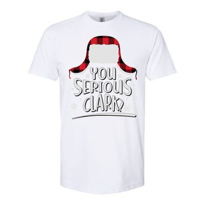 You Serious Clark? Christmas Winter Softstyle® CVC T-Shirt