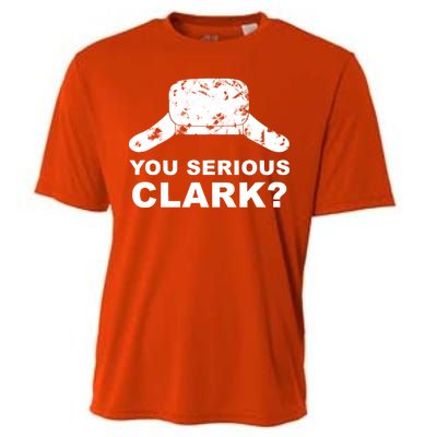 You Serious Clark Winter Hat Distress Cooling Performance Crew T-Shirt