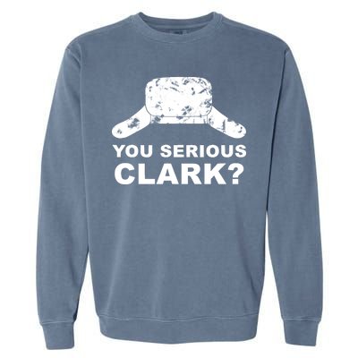 You Serious Clark Winter Hat Distress Garment-Dyed Sweatshirt