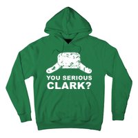 You Serious Clark Winter Hat Distress Hoodie