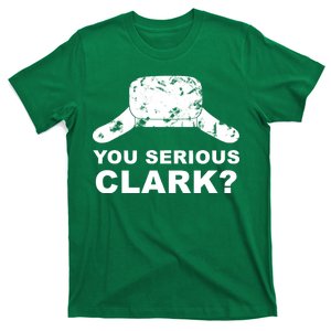 You Serious Clark Winter Hat Distress T-Shirt